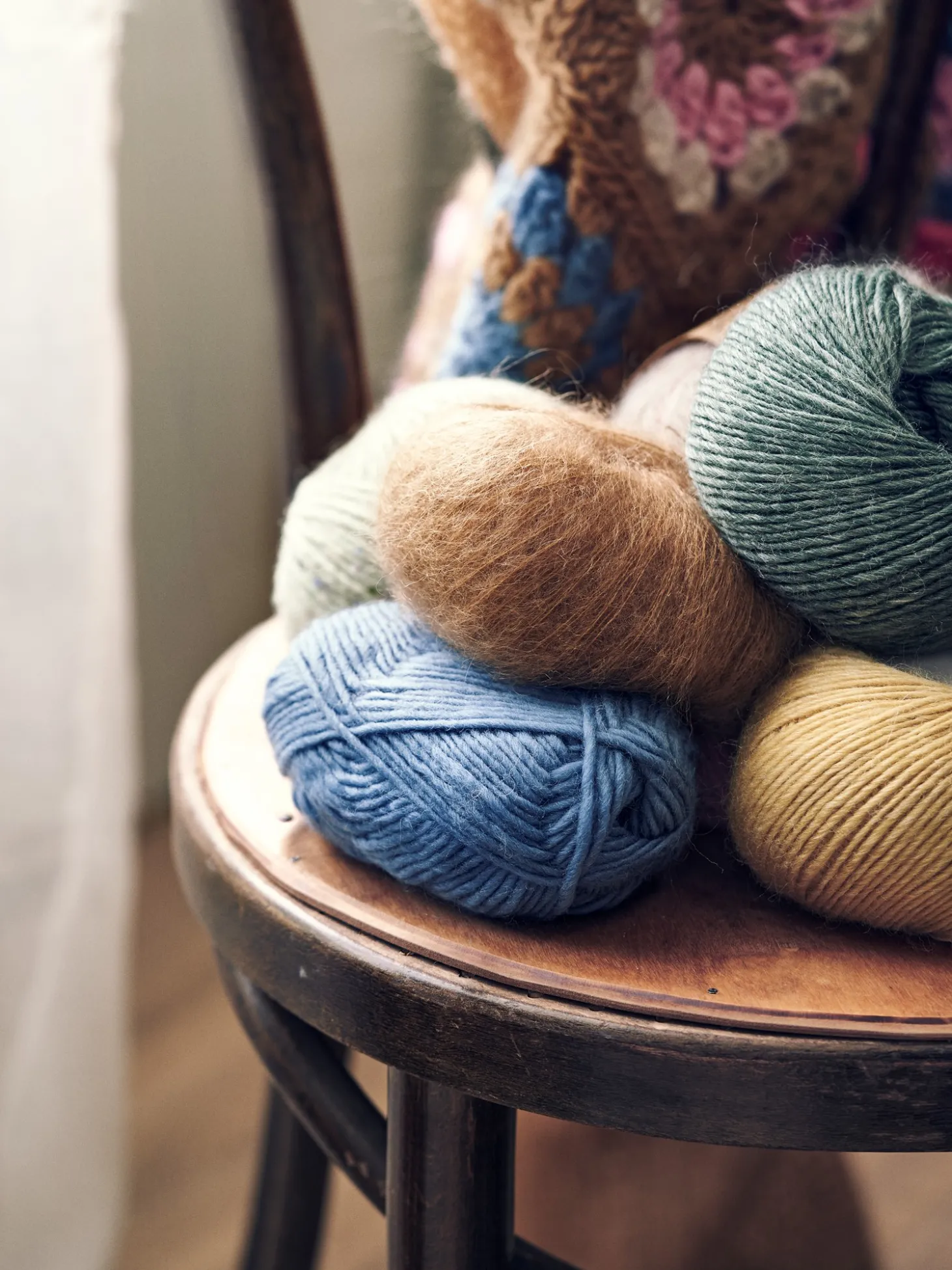 Garn Av Mohair Og Nylon