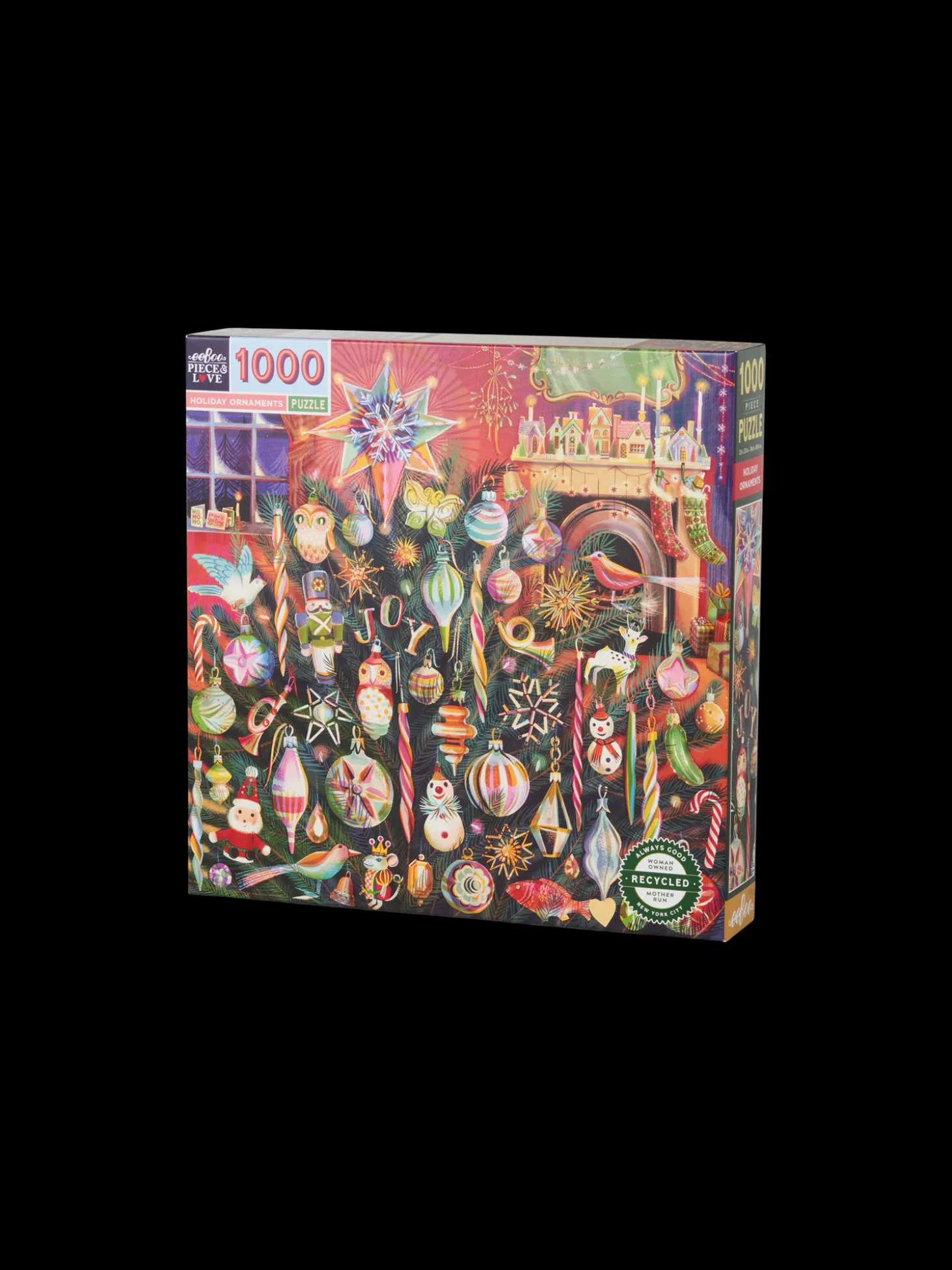 Holiday Ornaments-puslespill, 1000 Brikker