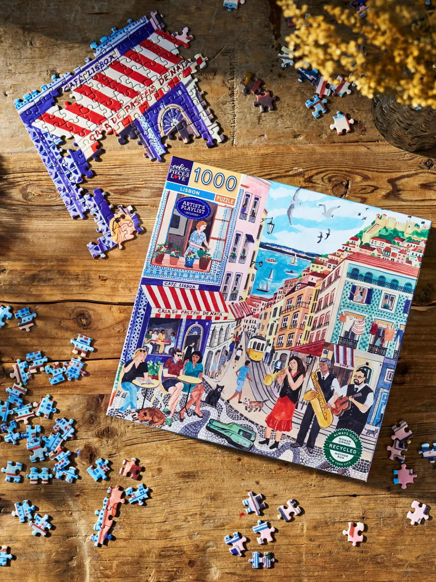 Lissabon-puslespill Med 1000 Brikker