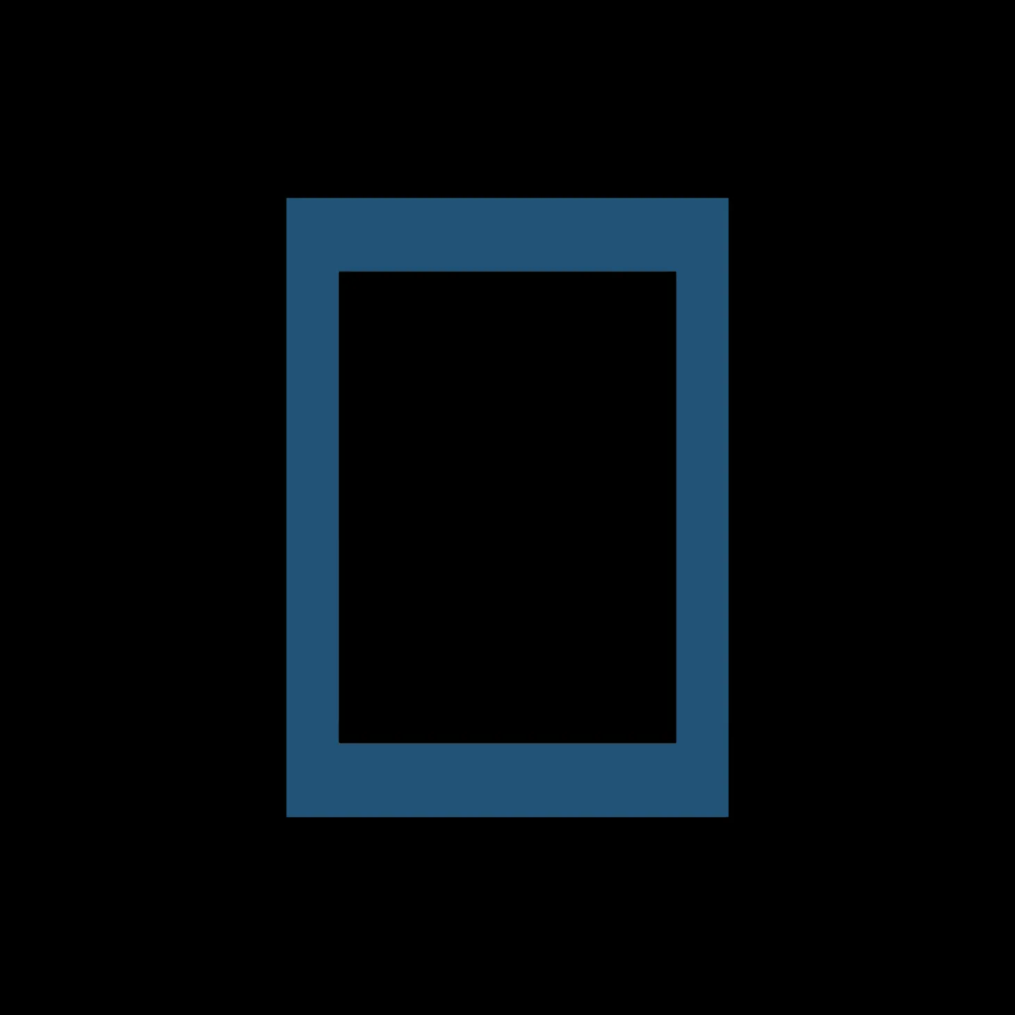 Passepartout Blue – 50 X 70 / 40 X 50 Cm