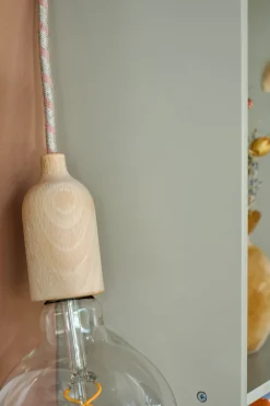 Pendellampe Natural Med Pæreholder