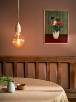 Pendellampe Natural Med Pæreholder