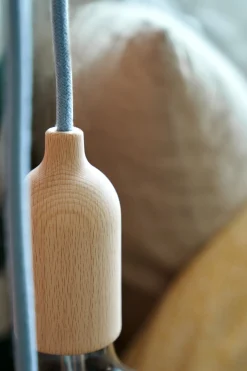 Pendellampe Natural Med Pæreholder