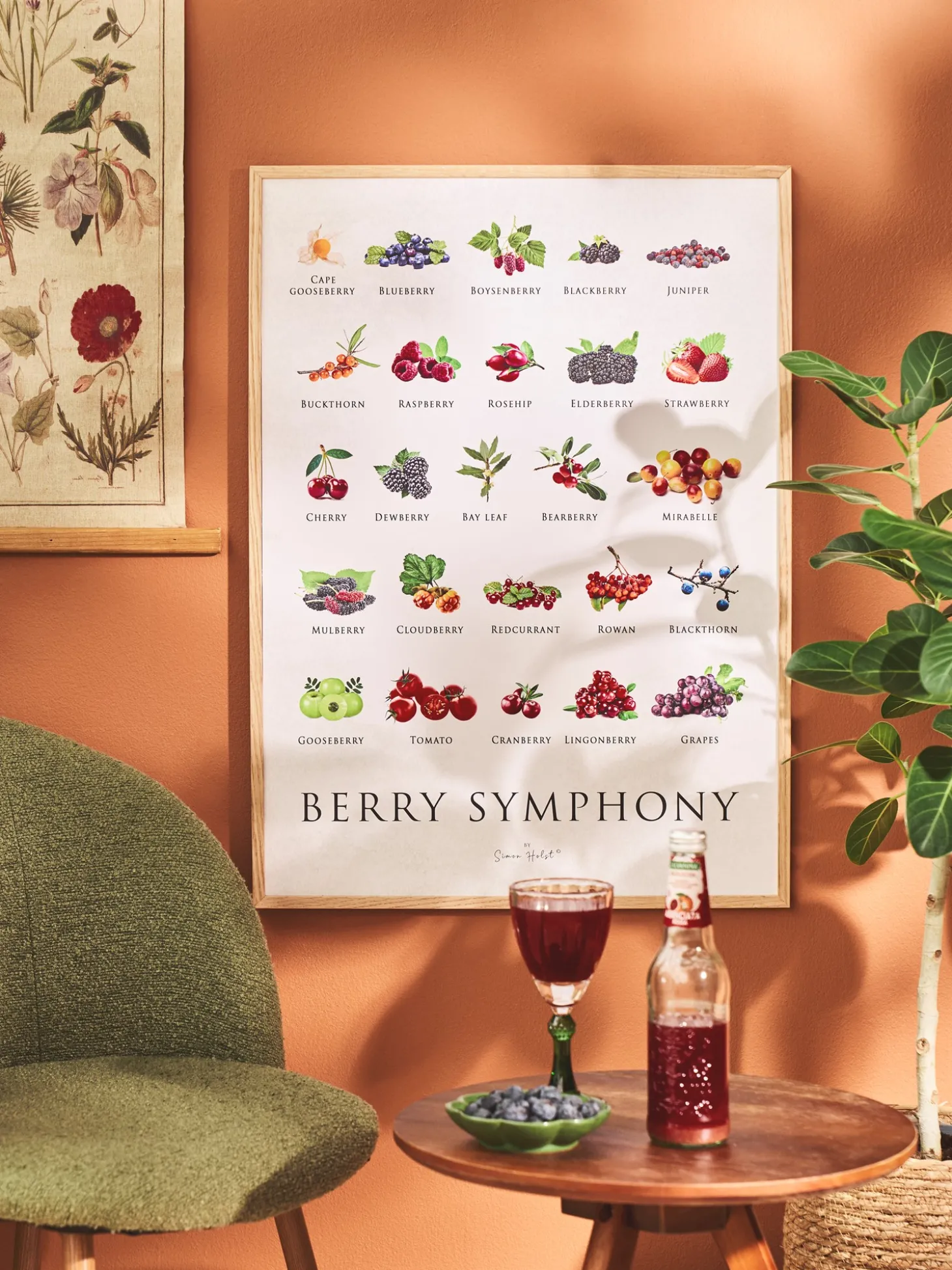 Plakat Berry Symphony 50 X 70 Cm