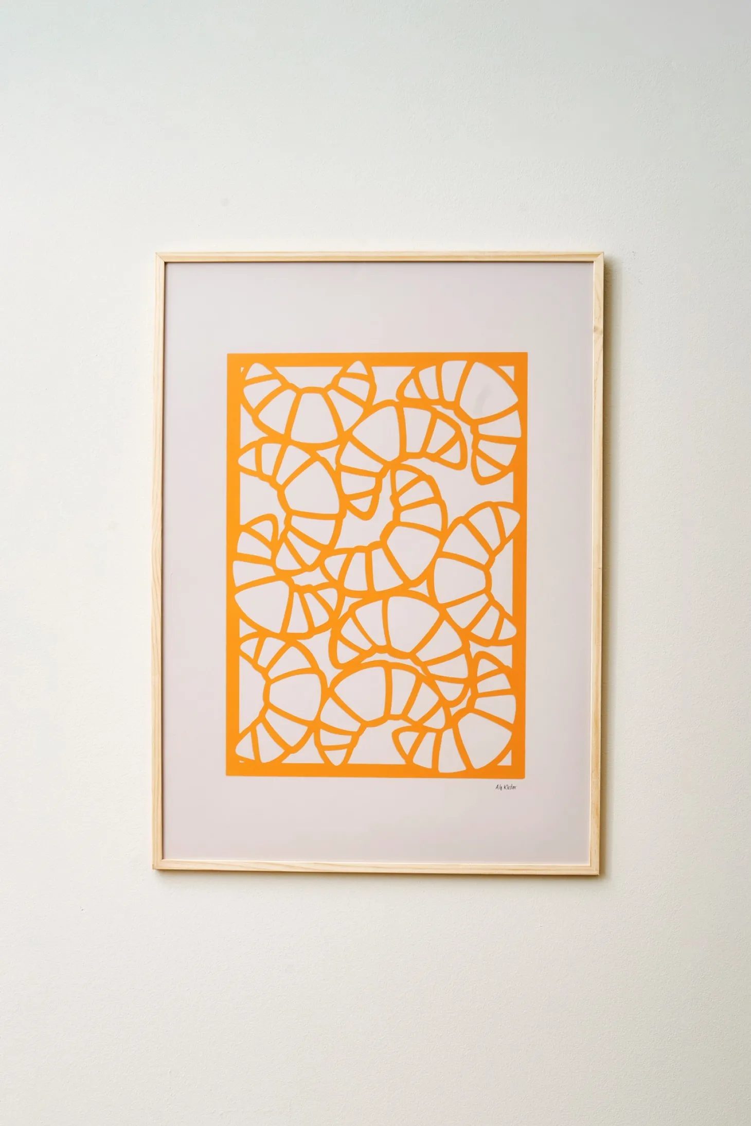 Plakat Croissants 50 X 70 Cm