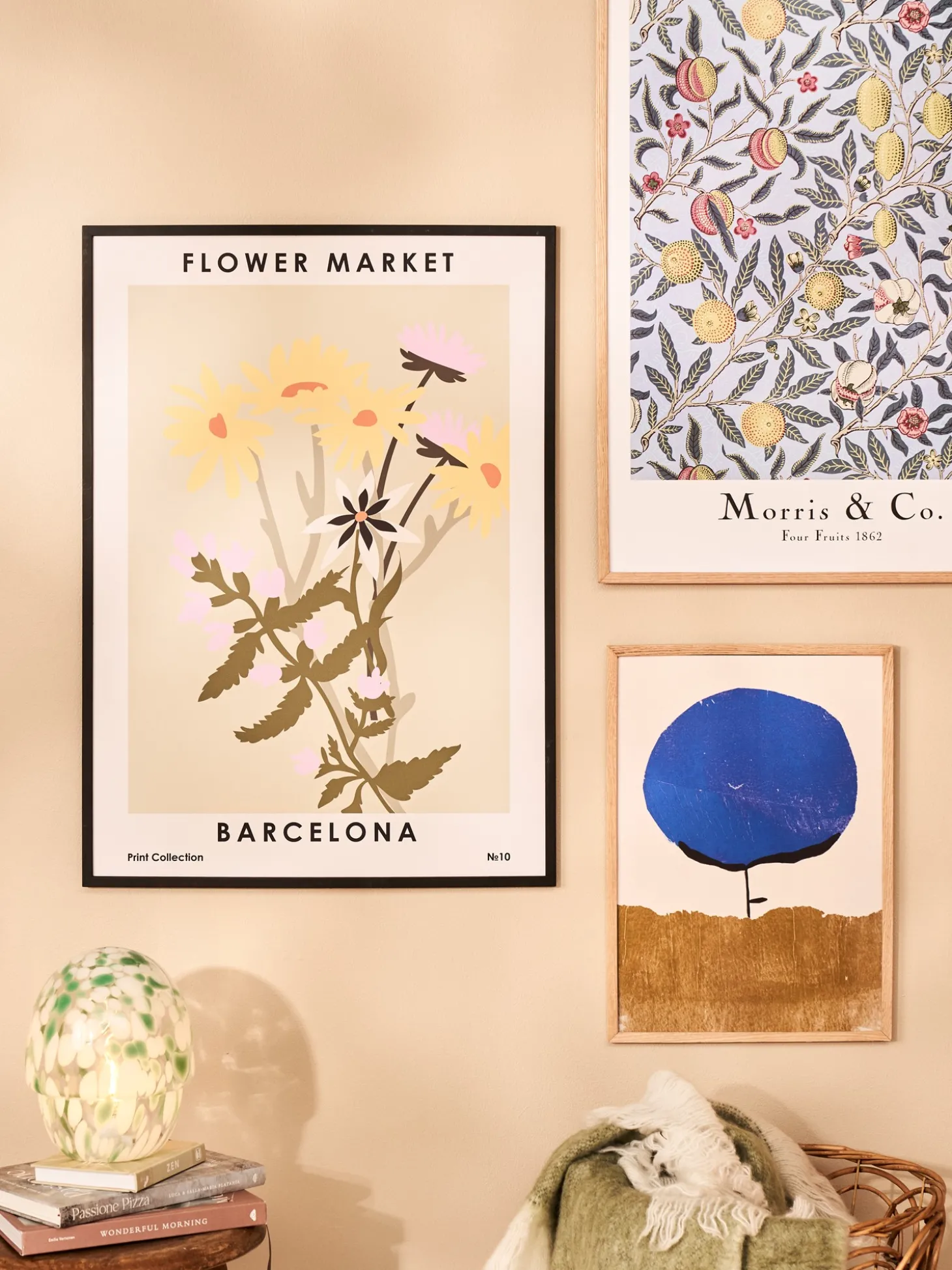 Plakat Flower Market Barcelona 50 X 70 Cm