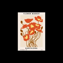 Plakat Flower Market Barcelona 50 X 70 Cm