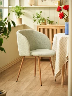 Stol Med Boucléstoff