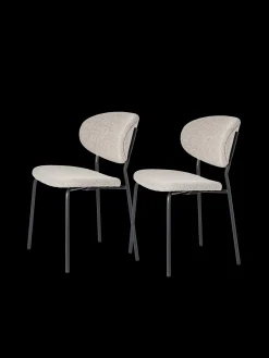 Stol Med Boucléstoff - 2 Stk