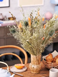 Tørkede Blomster Orange Medium